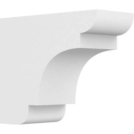 Ekena Millwork Standard New Brighton Architectural Grade PVC Rafter Tail, 5"W x 10"H X 12"L RFTP05X10X12NEB